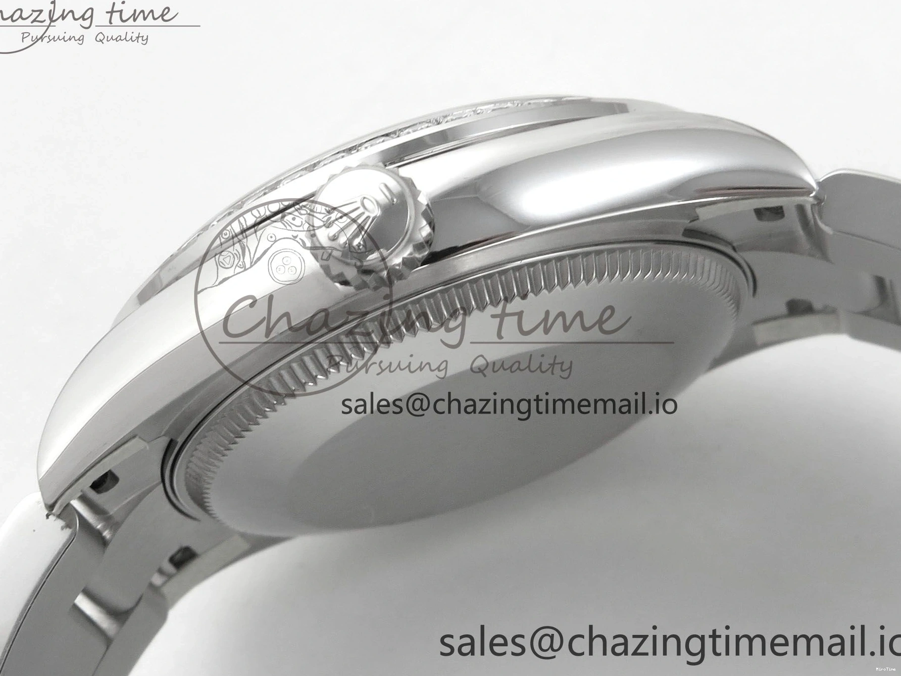 MiroTime 0118 SmoothTexture DateJust 31 278274 THBF 1:1 Best Edition 904L Steel Brown Roman Dial Diamonds Bezel on SS Oyster Bracelet HZ Cal. 26